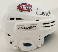 Lane Hutson Signed Canadiens Full-Size Hockey Helmet (JSA) at PristineAuction.com