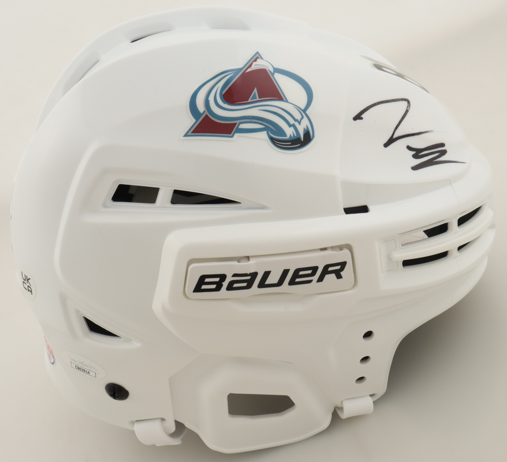 Martin Necas Signed Avalanche Full-Size Authentic On-Ice Hockey Helmet (JSA) at PristineAuction.com Martin Necas Signed Avalanche Full-Size Authentic On-Ice Hockey Helmet (JSA) at PristineAuction.com