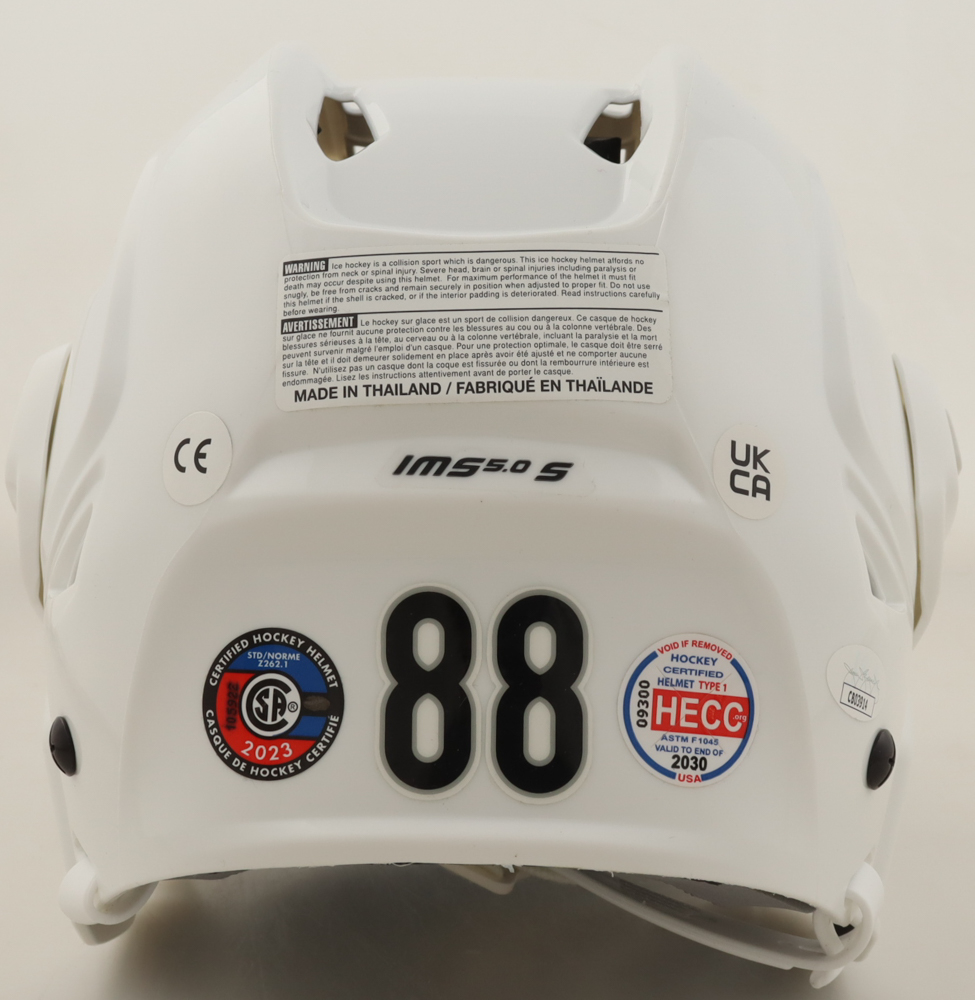 Martin Necas Signed Avalanche Full-Size Authentic On-Ice Hockey Helmet (JSA) at PristineAuction.com Martin Necas Signed Avalanche Full-Size Authentic On-Ice Hockey Helmet (JSA) at PristineAuction.com