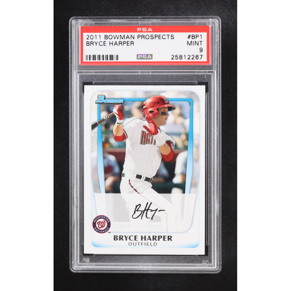 Bryce Harper 2011 Bowman Prospects #BP1A RC (PSA 9) at PristineAuction.com