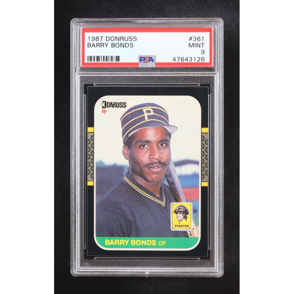 Barry Bonds 1987 Donruss #361 RC (PSA 9) at PristineAuction.com