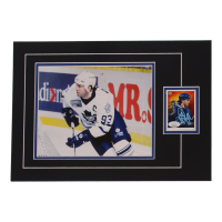 Doug Gilmour Signed 12x17 Custom Matted Sports Card Display with Photo (JSA) at PristineAuction.com