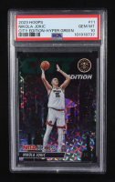 Nikola Jokic 2023-24 Hoops City Edition Hyper Green #11 #17/25 (PSA 10) at PristineAuction.com
