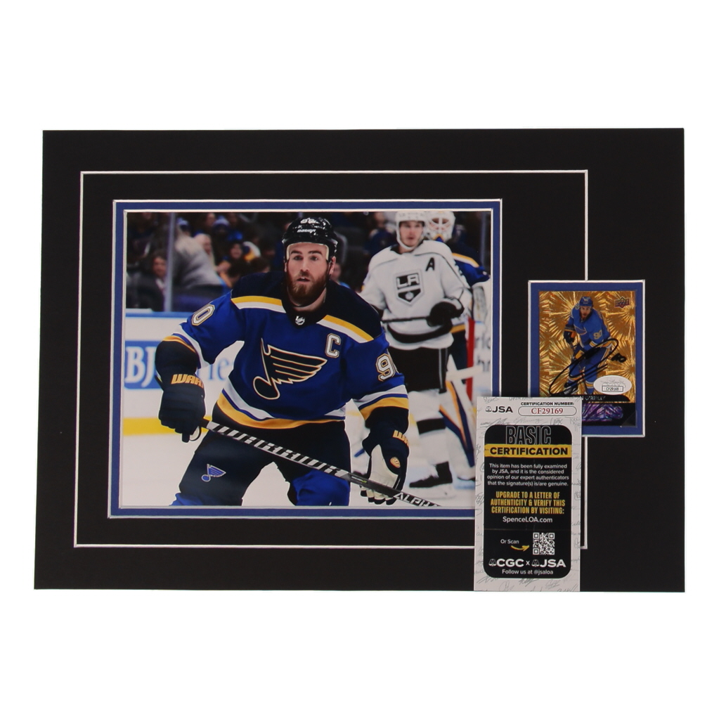 Ryan O'Reilly Signed 12x17 Custom Matted Sports Card Display with Photo (JSA) at PristineAuction.com Ryan O'Reilly Signed 12x17 Custom Matted Sports Card Display with Photo (JSA) at PristineAuction.com