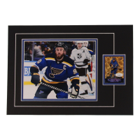 Ryan O'Reilly Signed 12x17 Custom Matted Sports Card Display with Photo (JSA) at PristineAuction.com