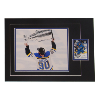 Ryan O'Reilly Signed 12x17 Custom Matted Sports Card Display with Photo (JSA) at PristineAuction.com