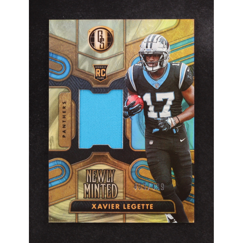Xavier Legette 2024 Panini Gold Standard Newly Minted Memorabilia #8 RC #483/499 at PristineAuction.com