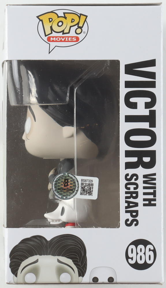 Johnny Depp Signed "Corpse Bride" #986 Victor with Scraps Funko Pop! Vinyl Figure (Beckett) at PristineAuction.com Johnny Depp Signed "Corpse Bride" #986 Victor with Scraps Funko Pop! Vinyl Figure (Beckett) at PristineAuction.com