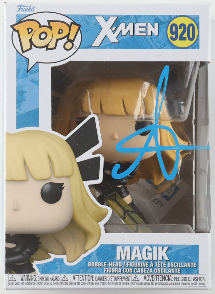 Anya Taylor-Joy Signed "X-Men" #920 Magik Bobble-Head Funko Pop! Vinyl Figure (ACOA) at PristineAuction.com Anya Taylor-Joy Signed "X-Men" #920 Magik Bobble-Head Funko Pop! Vinyl Figure (ACOA) at PristineAuction.com