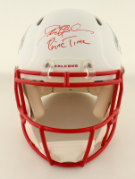 Deion Sanders Signed Falcons Full-Size Authentic On-Field Speed Helmet Inscribed "Prime Time" (Beckett) at PristineAuction.com