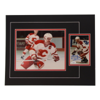 Lanny McDonald Signed 12x17 Custom Matted Photo Display (JSA) at PristineAuction.com
