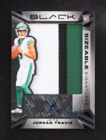 Jordan Travis 2024 Panini Black Sizeable Rookie Jersey Signatures Royal #23 #1/50 RC at PristineAuction.com