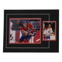 Guy Carbonneau Signed 12x17 Custom Matted Photo Display (JSA) at PristineAuction.com