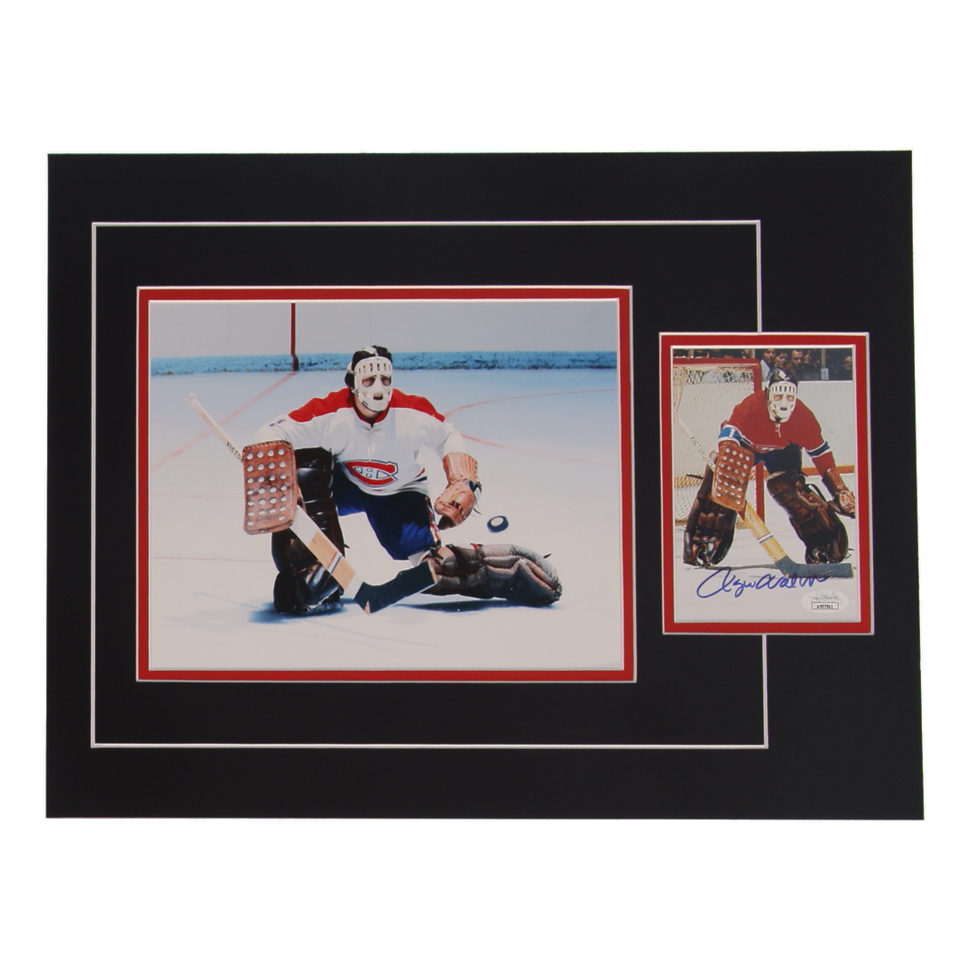 Rogie Vachon Signed 12x17 Custom Matted Photo Display (JSA) at PristineAuction.com Rogie Vachon Signed 12x17 Custom Matted Photo Display (JSA) at PristineAuction.com