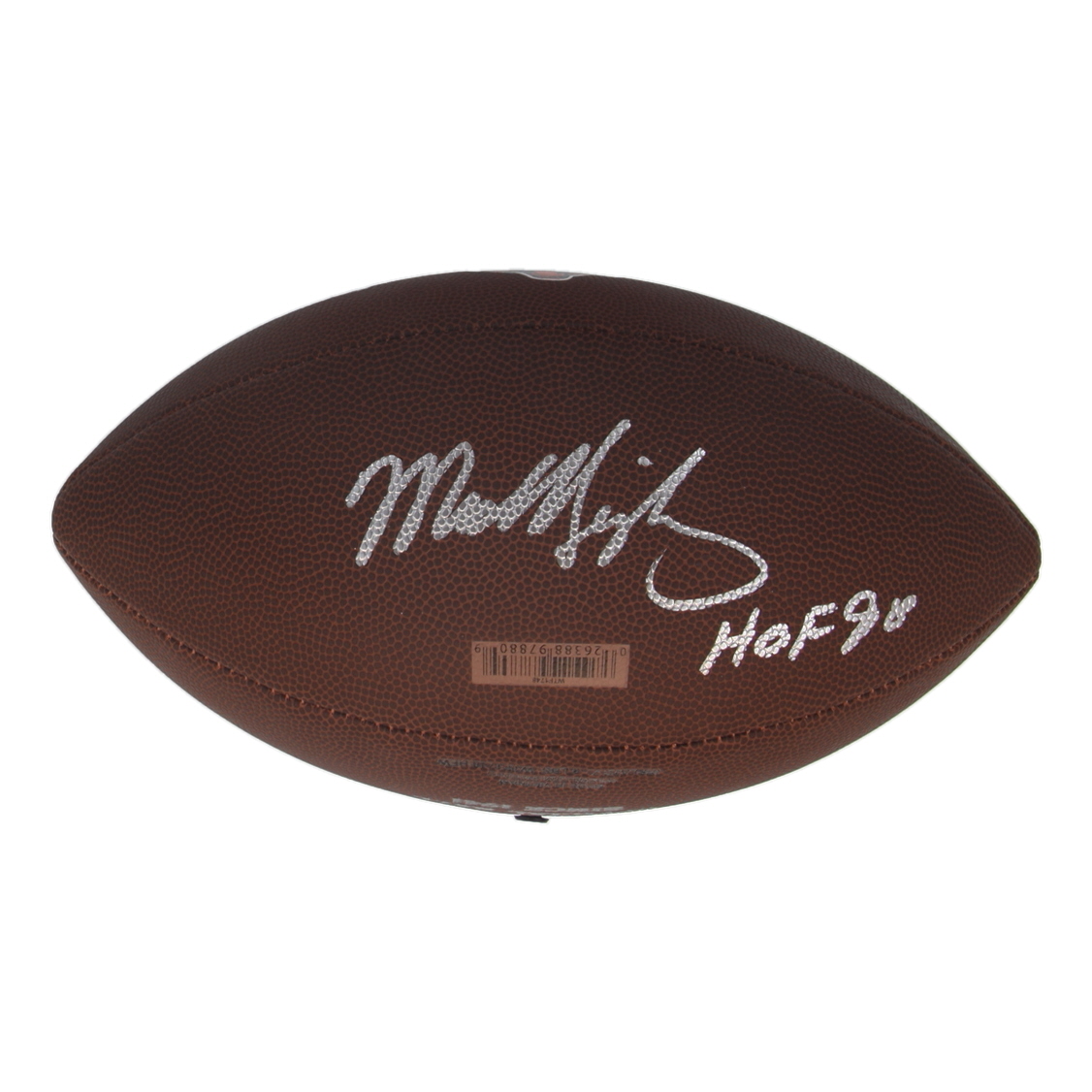 Mike Singletary Signed Bears Logo Football Inscribed "HOF'98" (Schwartz) at PristineAuction.com Mike Singletary Signed Bears Logo Football Inscribed "HOF'98" (Schwartz) at PristineAuction.com