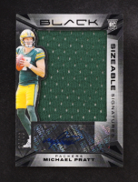 Michael Pratt 2024 Panini Black Sizeable RookIe Jersey Signatures #5 #34/99 RC at PristineAuction.com