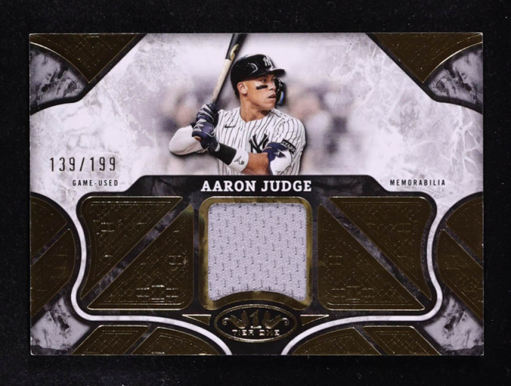 Aaron Judge 2025 Topps Tier One Relics #T1RAJ #139/199
