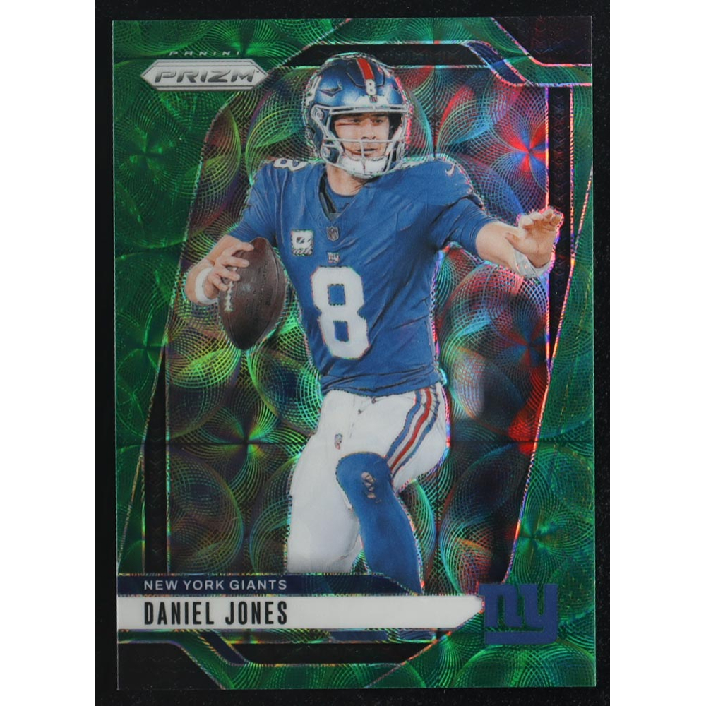 Daniel Jones 2024 Panini Prizm Prizms Green Scope #212 #71/75 at PristineAuction.com