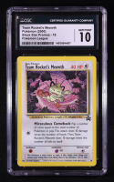 TR's Meowth 1999-03 Pokemon Wizards of the Coast Black Star Promos #18 (CGC 10) at PristineAuction.com