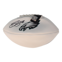 Saquon Barkley Signed Eagles Logo Football (Beckett) at PristineAuction.com