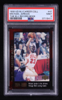 Michael Jordan 1999 Upper Deck Michael Jordan Career #47 Record Book (PSA 9) at PristineAuction.com