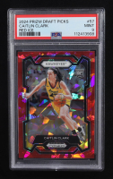 Caitlin Clark 2024-25 Panini Prizm Draft Picks Prizms Red Ice #57 RC (PSA 9) at PristineAuction.com