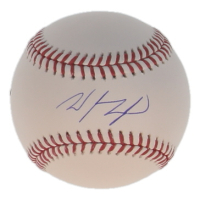 Wyatt Langford Signed OML Baseball (Fanatics & MLB) at PristineAuction.com