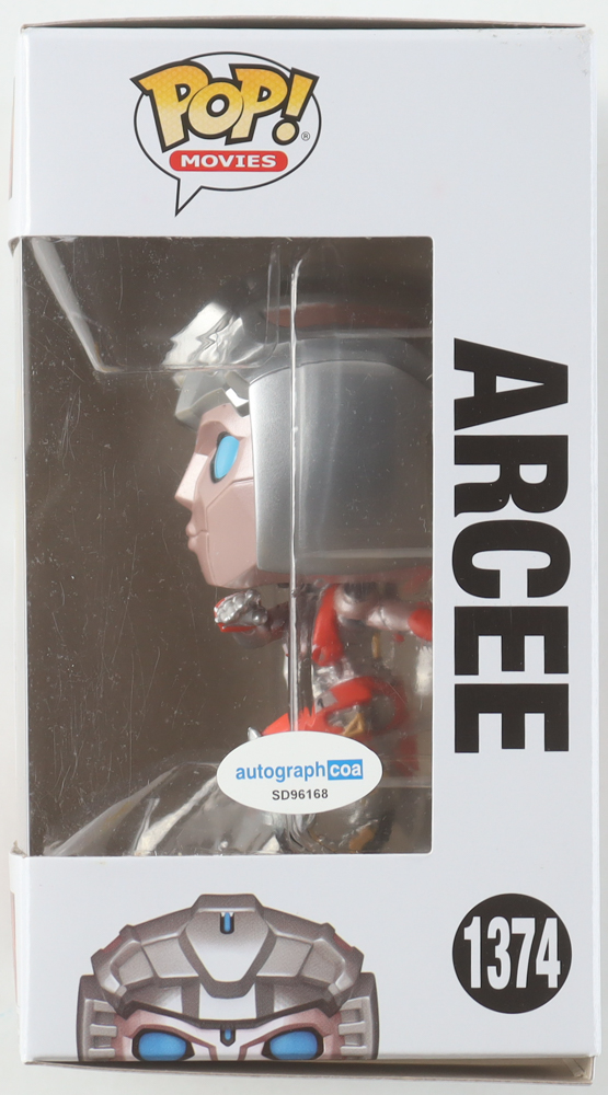 Shia LaBeouf Signed "Transformers: Rise of the Beasts" #1374 Arcee Funko Pop! Vinyl Figure (ACOA) at PristineAuction.com Shia LaBeouf Signed "Transformers: Rise of the Beasts" #1374 Arcee Funko Pop! Vinyl Figure (ACOA) at PristineAuction.com