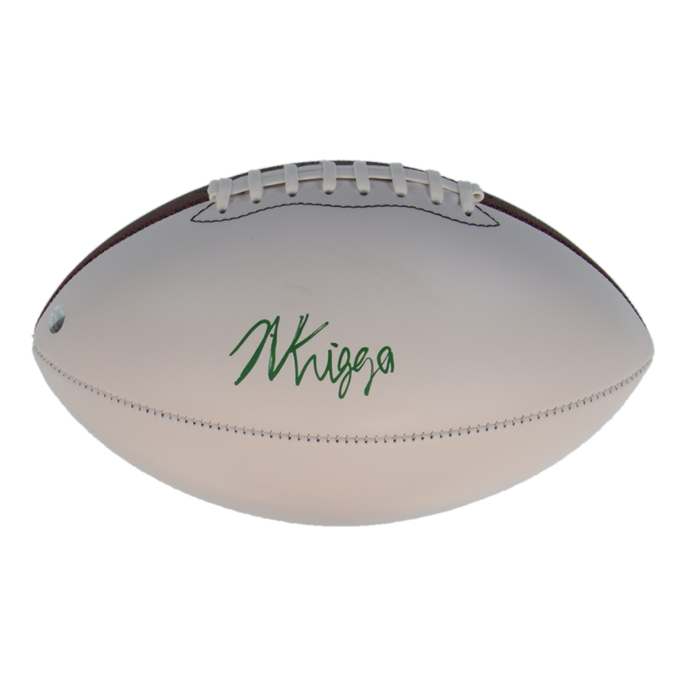 Noah Knigga Signed Football (AWM) at PristineAuction.com