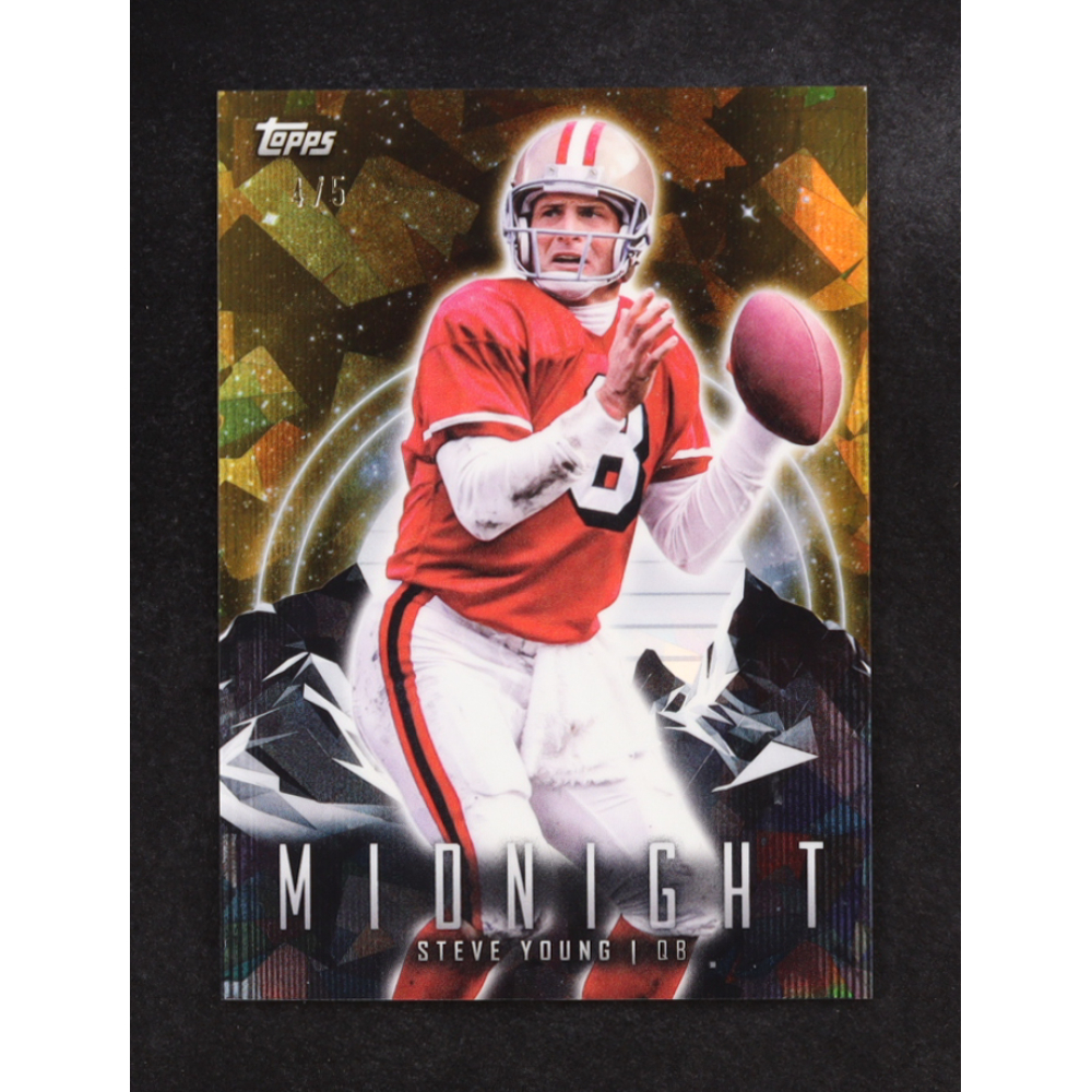 Steve Young 2024 Topps Midnight Daybreak #88 #4/5 at PristineAuction.com