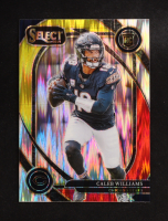 Caleb Williams 2024 Select Prizm Red and Yellow Shock #216 RC at PristineAuction.com