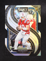 Drake Maye 2024 Select Prizm Silver Die Cut #113 RC at PristineAuction.com