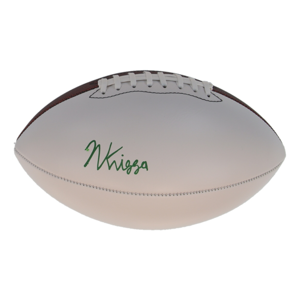 Noah Knigga Signed Football (AWM) at PristineAuction.com