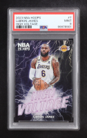 LeBron James 2023-24 Hoops High Voltage #7 (PSA 9) at PristineAuction.com