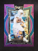 Michael Pittman Jr. 2024 Select Prizm Purple #83 #5/75 at PristineAuction.com