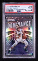 Stephen Curry 2019-20 Panini Prizm Dominance Prizms Silver #24 (PSA 9) at PristineAuction.com