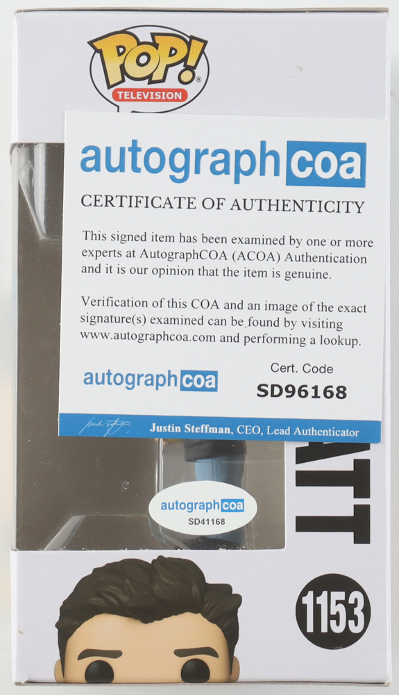 Adam Scott Signed "Parks and Recreation" #1153 Ben Wyatt Funko Pop! Vinyl Figure (ACOA) at PristineAuction.com Adam Scott Signed "Parks and Recreation" #1153 Ben Wyatt Funko Pop! Vinyl Figure (ACOA) at PristineAuction.com