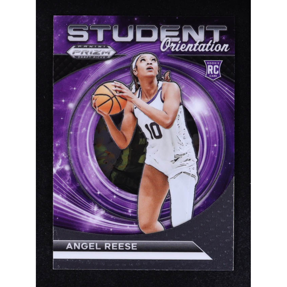 Angel Reese 2024-25 Panini Prizm Draft Picks Student Orientation #18 RC at PristineAuction.com