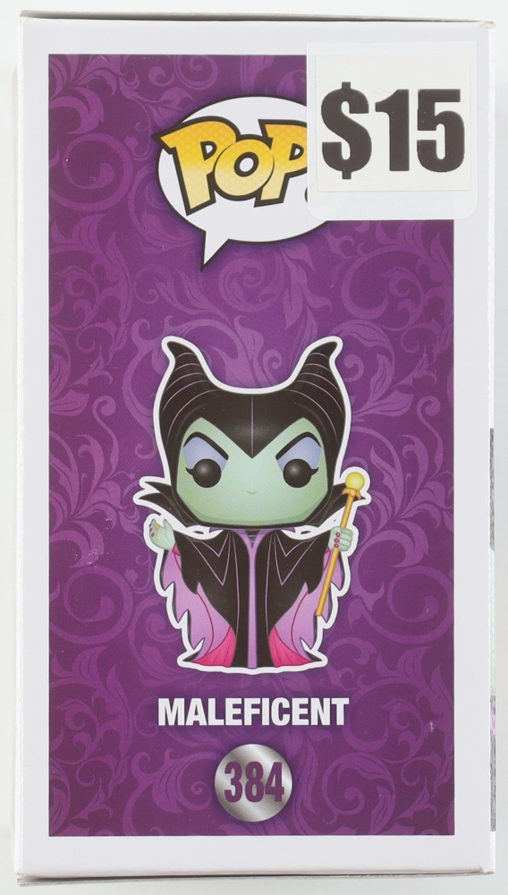 Angelina Jolie Signed "Disney" #384 Maleficent Funko Pop! Vinyl Figure (ACOA) at PristineAuction.com Angelina Jolie Signed "Disney" #384 Maleficent Funko Pop! Vinyl Figure (ACOA) at PristineAuction.com