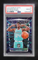 Brandon Miller 2023-24 Donruss Optic My House Purple #5 RC (PSA 10) at PristineAuction.com
