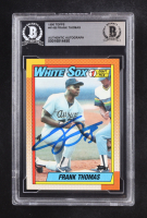 Frank Thomas Signed 1990 Topps Autographs #414B RC (BGS) at PristineAuction.com