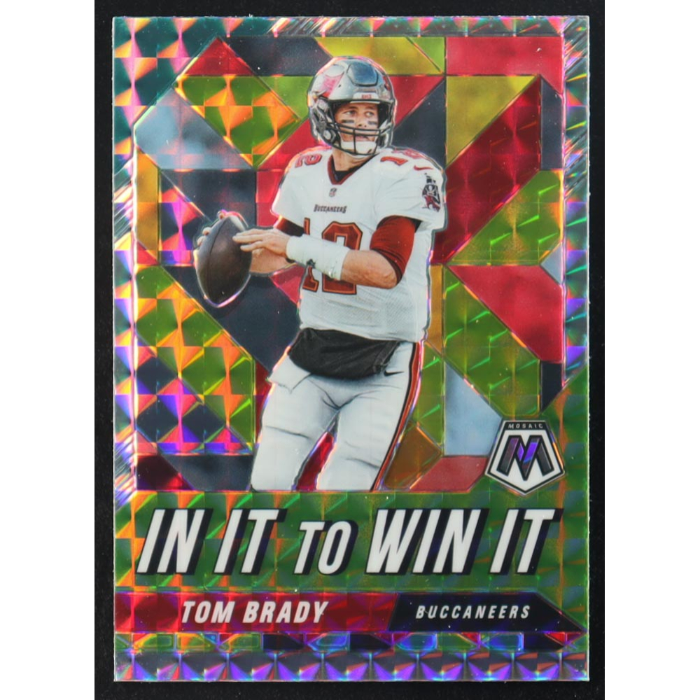 Tom Brady 2020 Panini Mosaic In It to Win It #1 at PristineAuction.com
