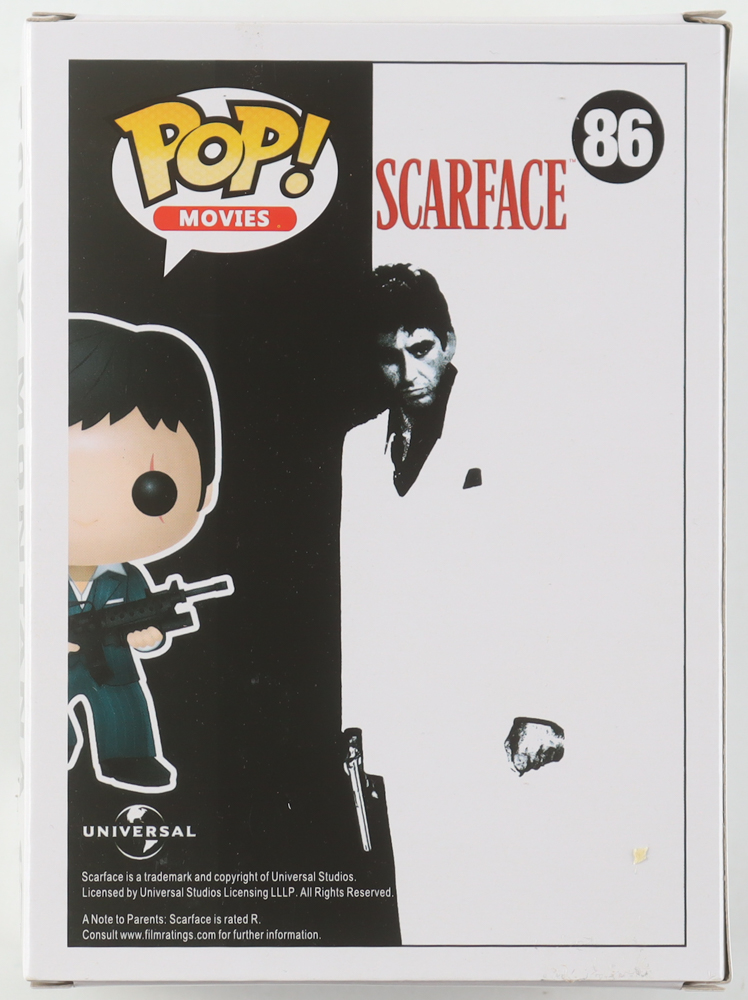 Al Pacino Signed "Scarface" #86 Tony Montana Funko Pop! Vinyl Figure (ACOA) at PristineAuction.com Al Pacino Signed "Scarface" #86 Tony Montana Funko Pop! Vinyl Figure (ACOA) at PristineAuction.com