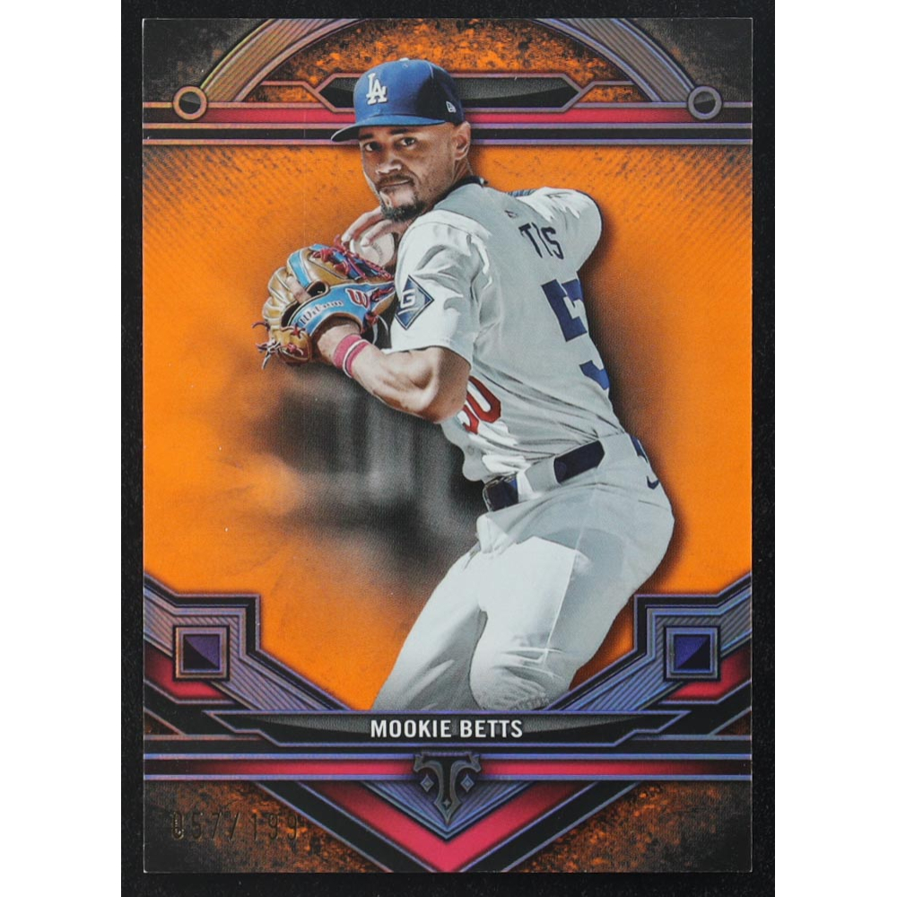 Mookie Betts 2024 Topps Triple Threads Amber #180 #57/199 at PristineAuction.com