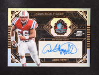 Andre Tippett 2024 Panini Contenders Optic Induction Ticket Autographs #21 #9/25 at PristineAuction.com