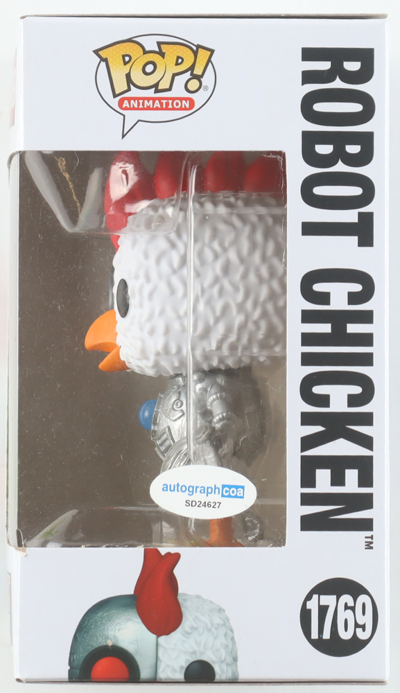 Seth Green Signed "Robot Chicken" #1769 Funko Pop! Vinyl Figure (ACOA) at PristineAuction.com Seth Green Signed "Robot Chicken" #1769 Funko Pop! Vinyl Figure (ACOA) at PristineAuction.com