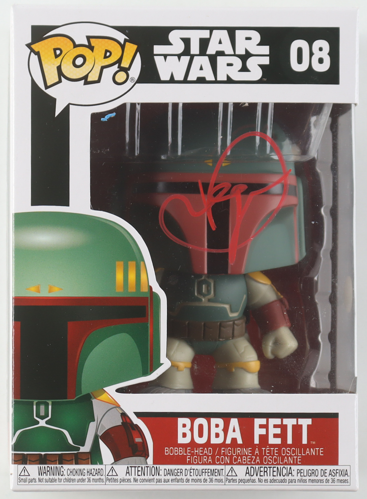 Daniel Logan Signed "Star Wars" #08 Boba Fett Bobble-Head Funko Pop! Vinyl Figure (JSA) at PristineAuction.com Daniel Logan Signed "Star Wars" #08 Boba Fett Bobble-Head Funko Pop! Vinyl Figure (JSA) at PristineAuction.com