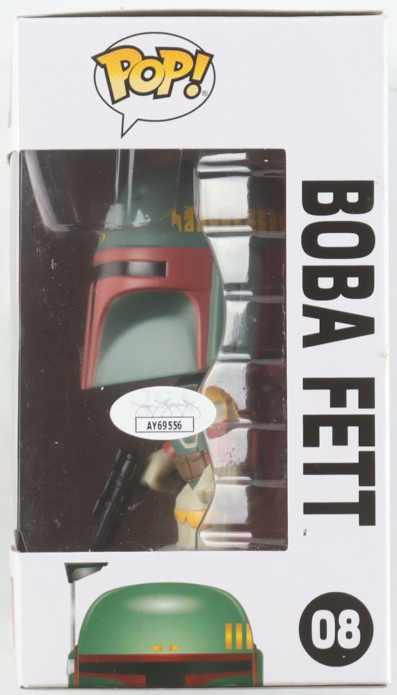 Daniel Logan Signed "Star Wars" #08 Boba Fett Bobble-Head Funko Pop! Vinyl Figure (JSA) at PristineAuction.com Daniel Logan Signed "Star Wars" #08 Boba Fett Bobble-Head Funko Pop! Vinyl Figure (JSA) at PristineAuction.com