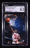 Michael Jordan 1993-94 Stadium Club #1 TD (CGC 8.5) at PristineAuction.com