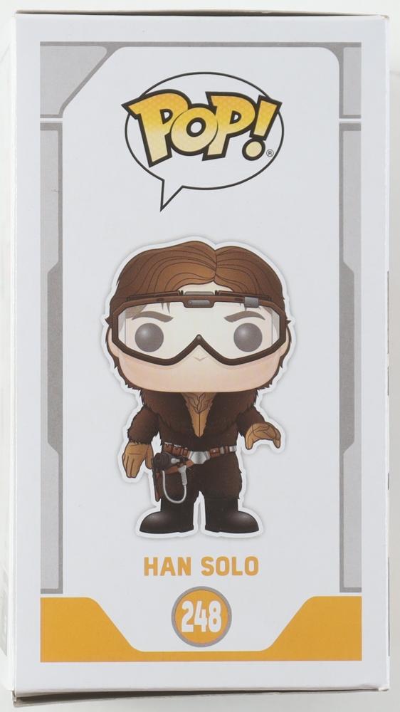 Alden Ehrenreich Signed "Star Wars" #248 Han Solo Bobble-Head Funko Pop! Vinyl Figure (ACOA) at PristineAuction.com Alden Ehrenreich Signed "Star Wars" #248 Han Solo Bobble-Head Funko Pop! Vinyl Figure (ACOA) at PristineAuction.com